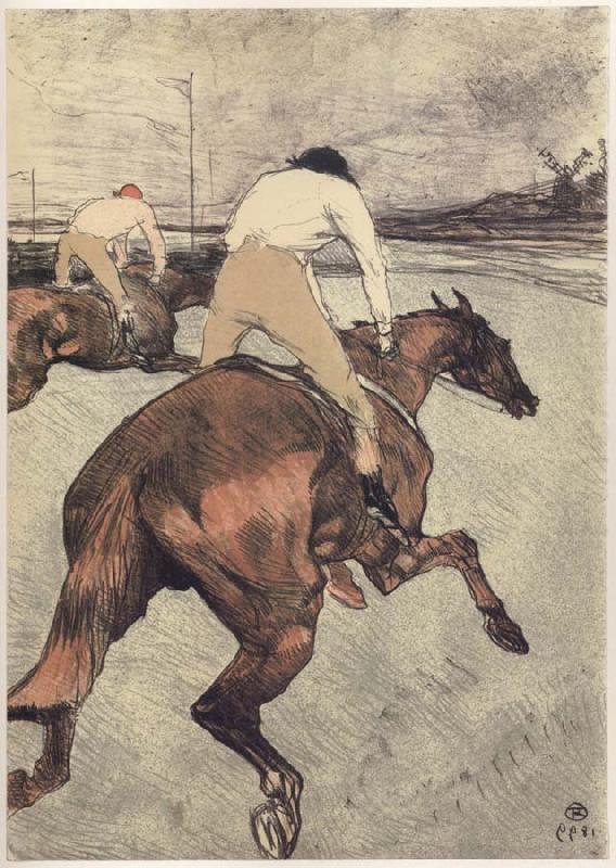 Henri  Toulouse-Lautrec The Jockey china oil painting image